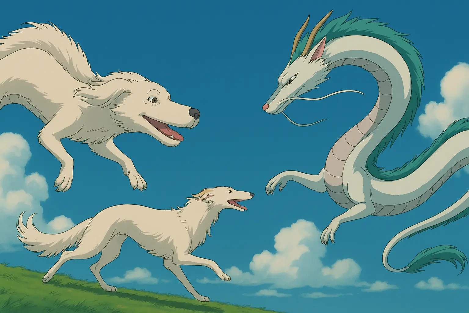 Die Legende von den Borzoi-Drachen